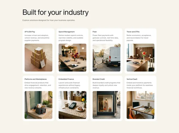 Highnote | Built for You - Landing design inspiration