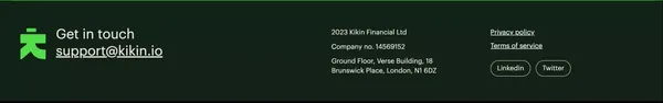 Kikin Finance - Landing design inspiration