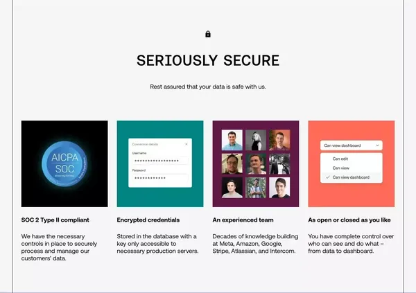 Equals | Next-generation analysis & reporting - Landing design inspiration