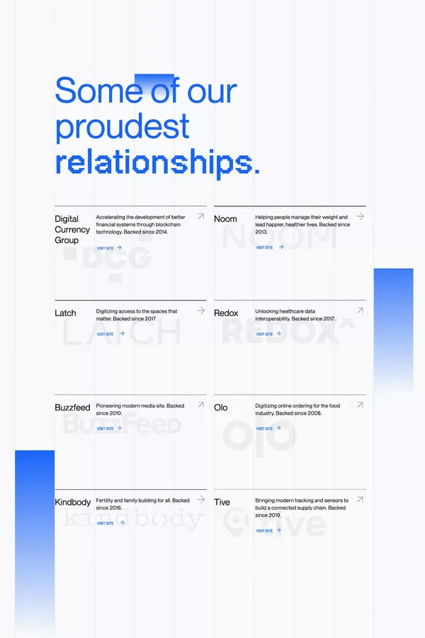 RRE - Landing design inspiration