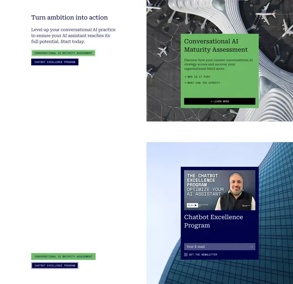 Conversation Design Institute | CDI Academy - Landing design inspiration