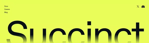 Succinct - Landing design inspiration