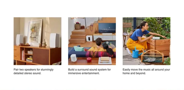 Sonos | Wireless Speakers and Home Sound Systems - Landing design inspiration