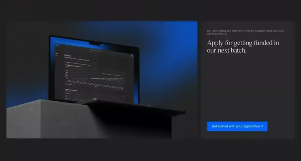 ArK – The new way of growing a tech company - Landing design inspiration