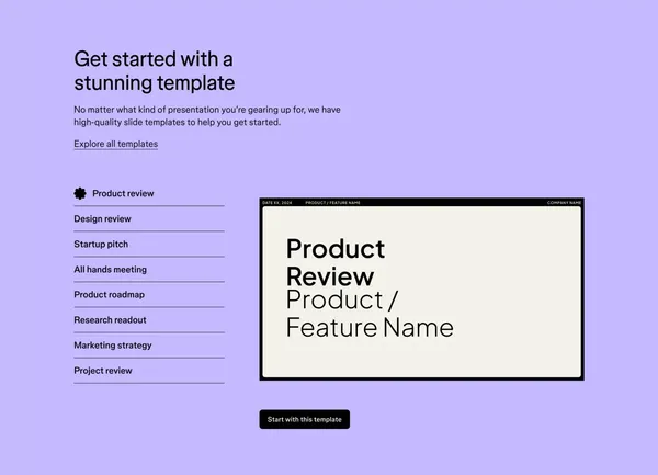 Figma Slides: Create Presentations & Slides for Every Occasion - Landing design inspiration