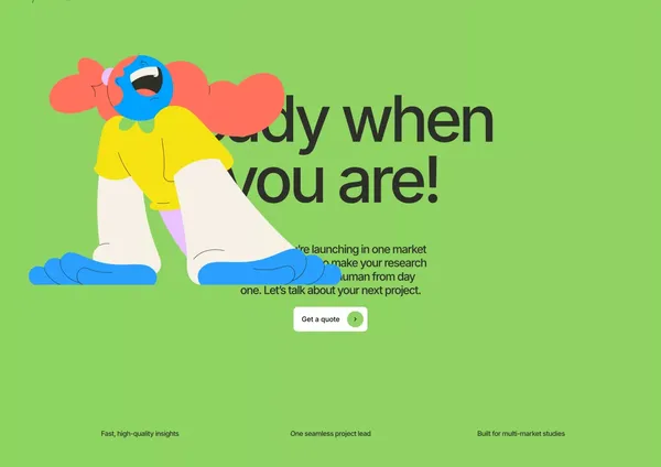 Real human insights | MindMarket - Landing design inspiration