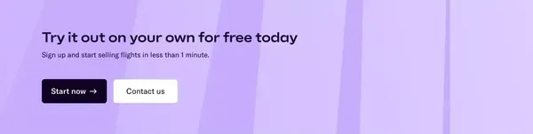 Duffel - The best API to sell flights online - Landing design inspiration