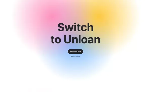 Unloan | Built by CommBank - Landing design inspiration