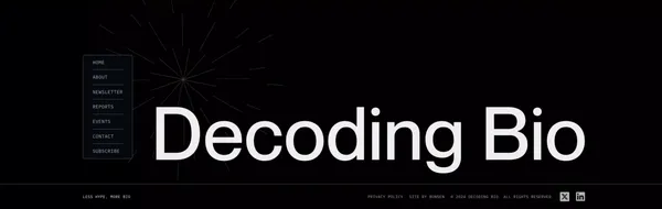 Decoding Bio - Landing design inspiration