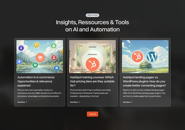 Your AI & Automation Agency — bakedwith - Landing design inspiration