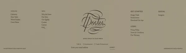 Isla Porter — A Creative Approach to Custom Cabinetry - Portfolio design inspiration
