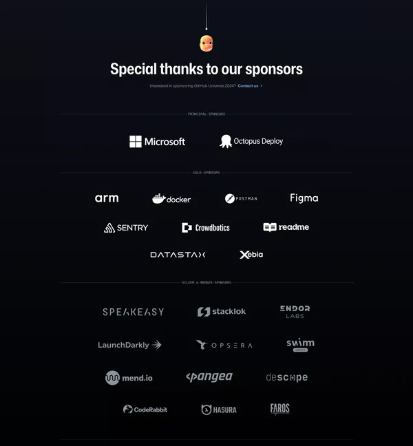 GitHub Universe - 2024 - Landing design inspiration