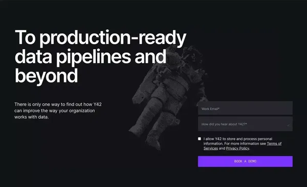 Y42 Pricing - Landing design inspiration
