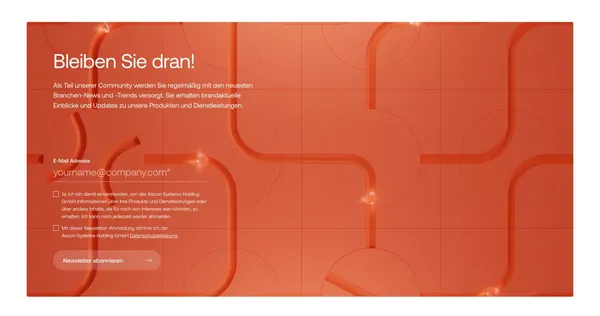 Ascon Systems - Landing design inspiration