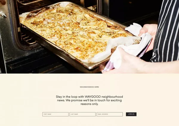 WAYGOOD - Landing design inspiration