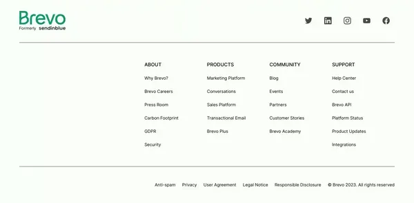 Brevo (formerly Sendinblue) | CRM Suite - Landing design inspiration