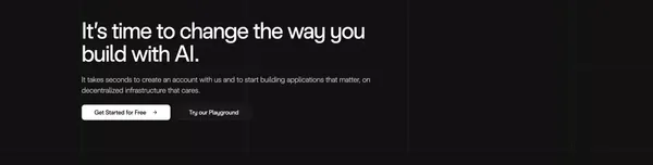 Corcel: API Access to Artificial Intelligence, Decentralized. - Landing design inspiration