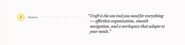 Craft — Docs and Notes Editor - website design inspiration
