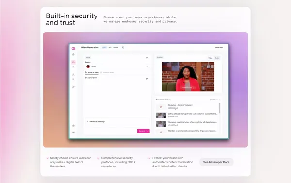 Digital Twin APIs - Landing design inspiration