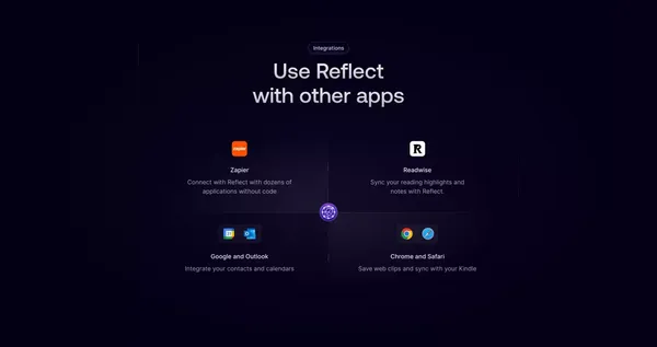 Reflect - Landing design inspiration