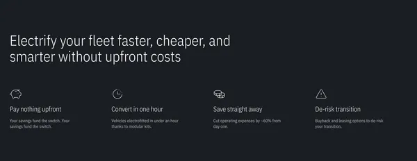 The Fast Track to Electric | ShiftEV - Landing design inspiration