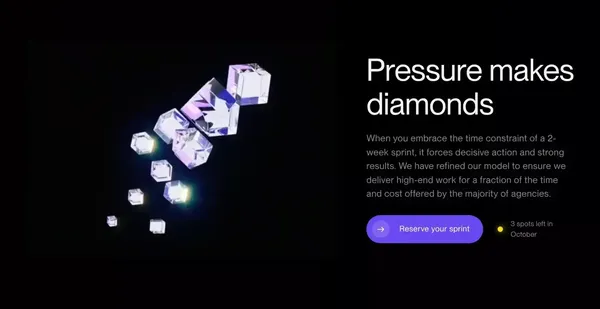 Stellar — Blazing fast design sprints - Landing design inspiration