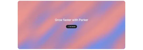 Parker - Landing design inspiration