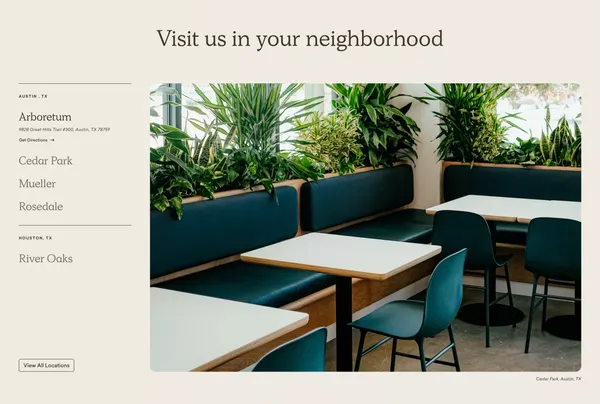 Honest Mary's - Landing design inspiration