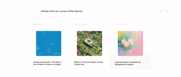 Cofounder - Landing design inspiration