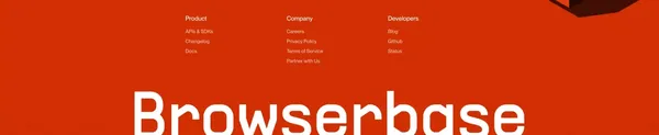 Browserbase: A web browser for AI agents & applications - Landing design inspiration
