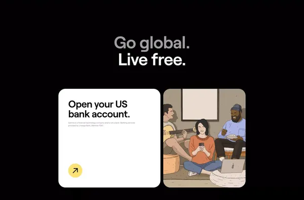 Sammy | Financial Freedom - Landing design inspiration