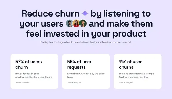 User Feedback, Roadmap and Changelog Tool | Grabee - Landing design inspiration