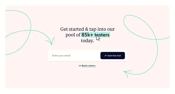 Userbrain - User testing made simple - Landing design inspiration
