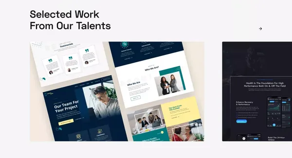 Growmodo: Design & Development Subscription for Scale-Ups - Landing design inspiration