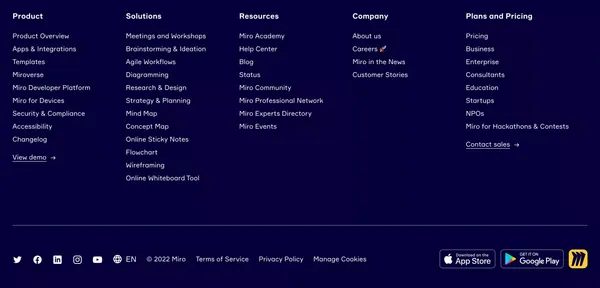 The Visual Collaboration Platform for Every Team | Miro - Landing design inspiration
