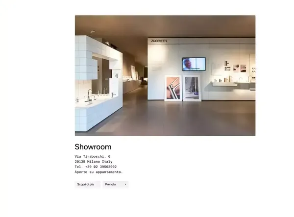 Zucchetti  Design - Landing design inspiration
