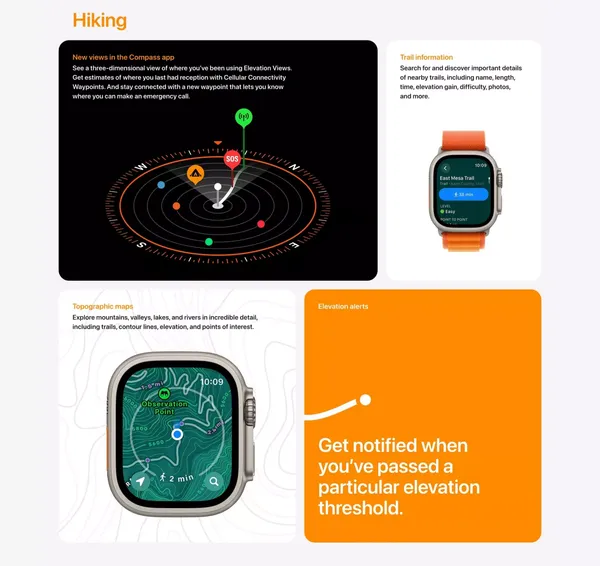 watchOS 10 Preview - Apple - Landing design inspiration