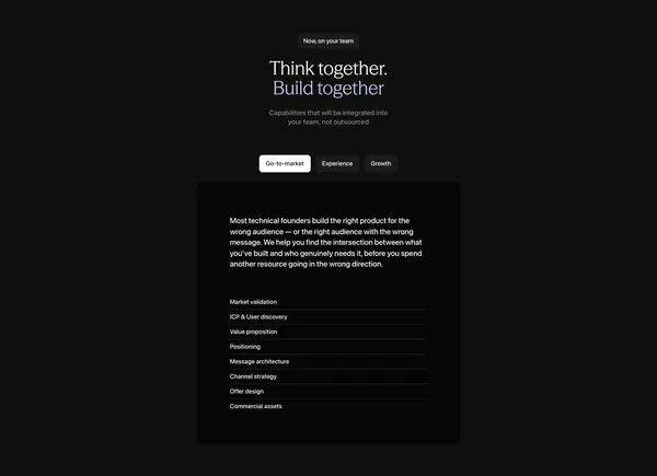 Everit – Strategic Partner for Startups Going to Market - Landing design inspiration
