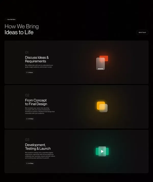NutsDev - Digital Design Agency - Landing design inspiration