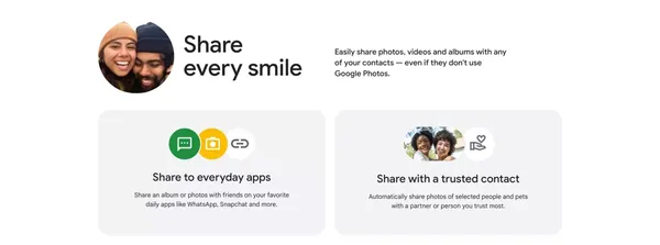 Google Photos - Landing design inspiration