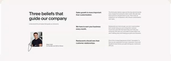 Online Ordering and Restaurant Marketing System | Owner.com - Landing design inspiration
