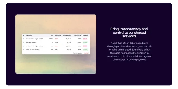 Spendrule - Landing design inspiration
