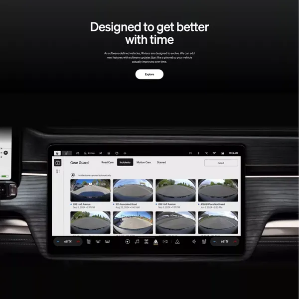 Rivian - Electric Adventure Vehicles - Landing design inspiration