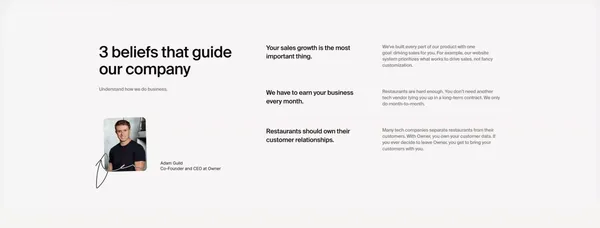 Online Ordering and Restaurant Marketing System | Owner.com - Landing design inspiration