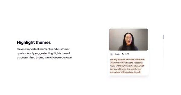 Customer Insights Hub — Dovetail - Landing design inspiration