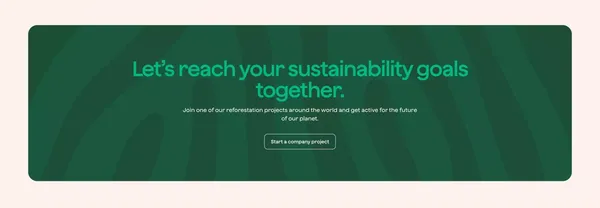 Sustainable and environmental projects for Corporations and Privates | zeroCO2 - Landing design inspiration