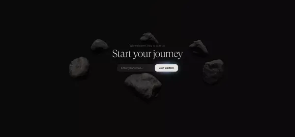 Welcome to Cosmos - Landing design inspiration