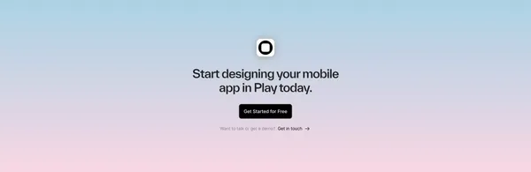 Play - Design and ship mobile apps with the power of iOS & SwiftUI - Landing design inspiration
