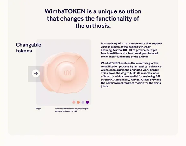 Wimba - Let's restore pets mobility together! - WIMBA - Landing design inspiration