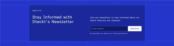 Dteckt | Your digital freedom secured - Landing design inspiration
